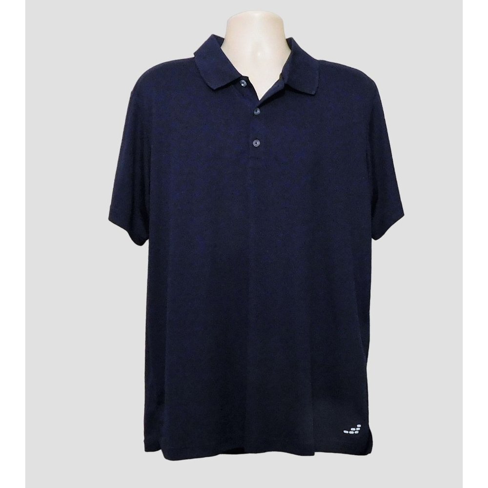 BCG Polo Shirt XL Navy Blue Short Sleeve Golf Polyester